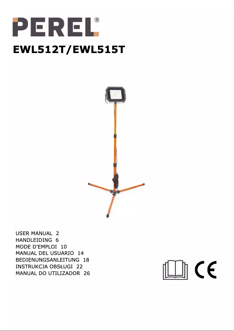 First page image of the manual for EWL515T