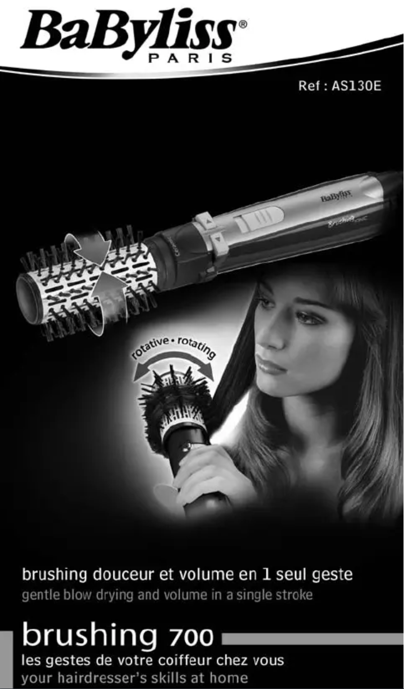 First page image of the manual for AS130E