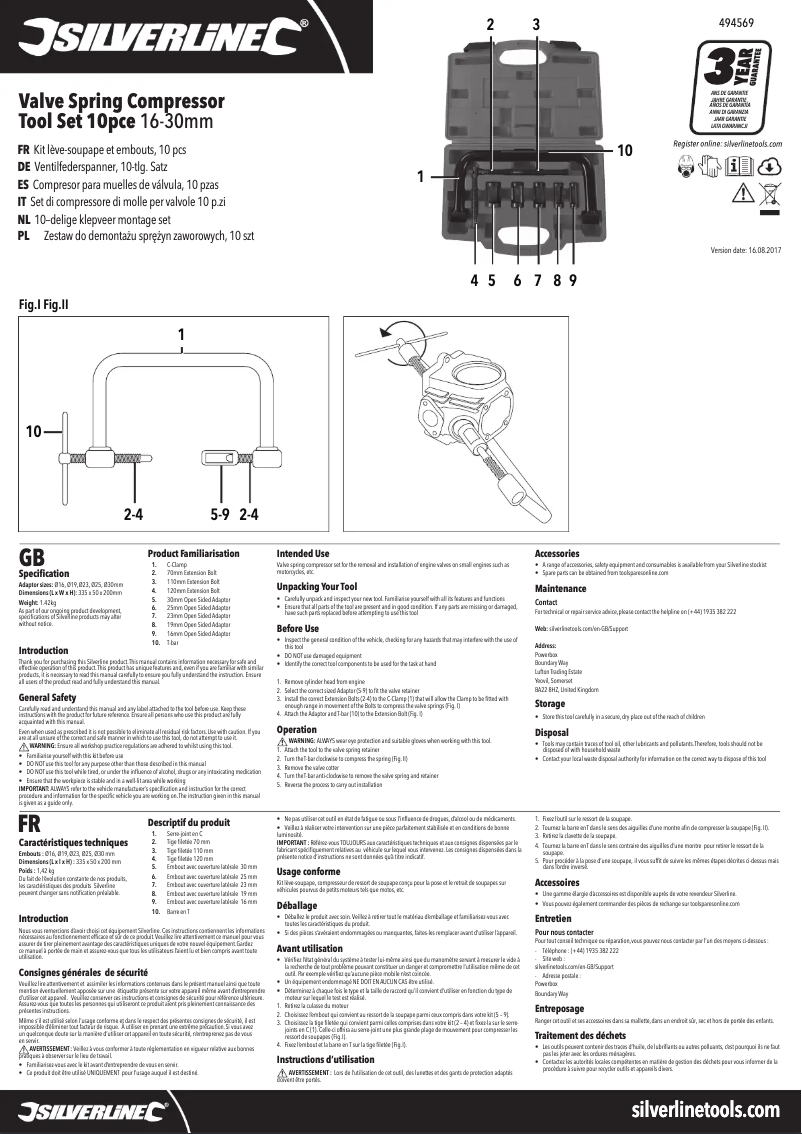 Image de la première page du manuel de l'appareil 494569