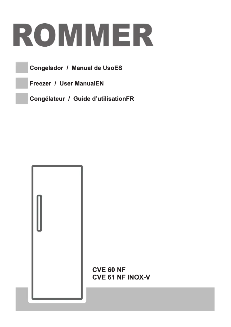 Image de la première page du manuel de l'appareil CVE 61 NF INOX-V