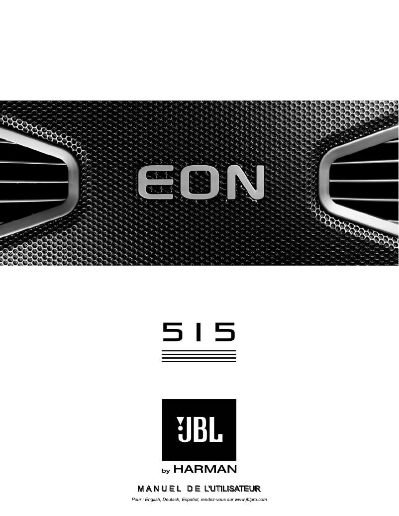 First page image of the manual for EON 515