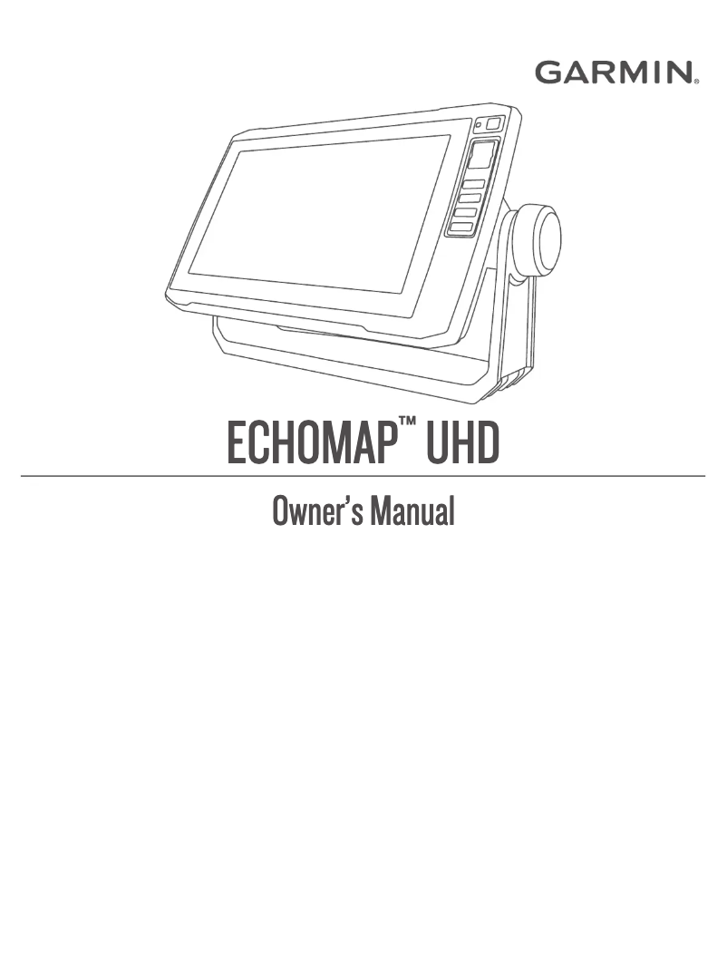 First page image of the manual for echoMAP UHD 93sv