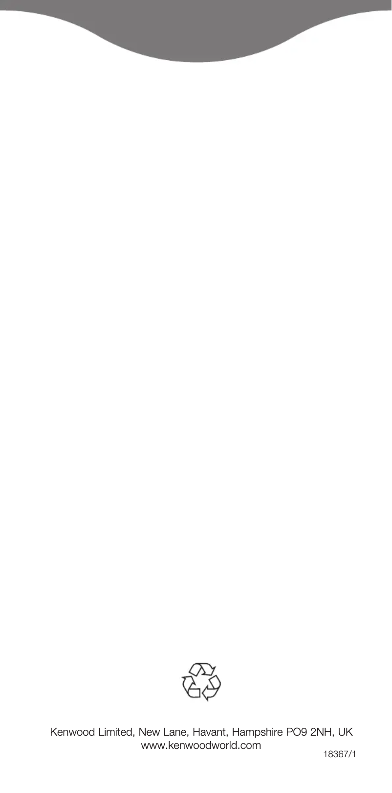 First page image of the manual for kMix AX972