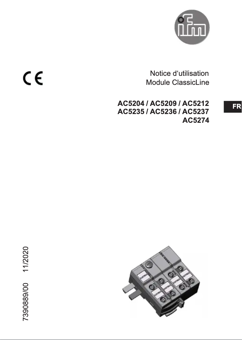 First page image of the manual for AC5209