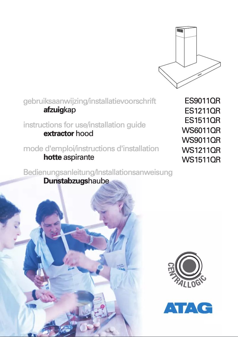 Page 1 of the manual User Manual Atag WS1511QR
