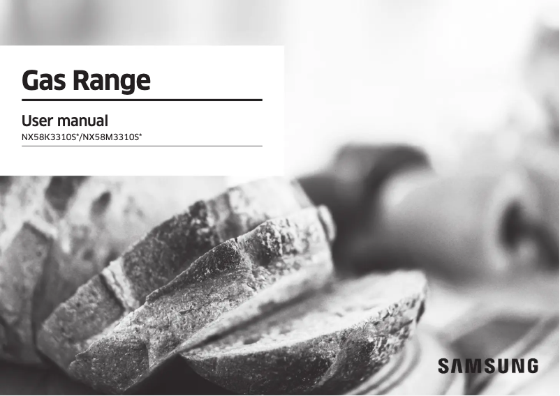 Page 1 of the manual User Manual Samsung NX58M3310SS