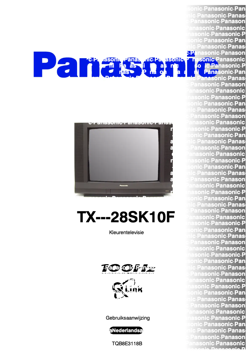 First page image of the manual for TX-28SK10F