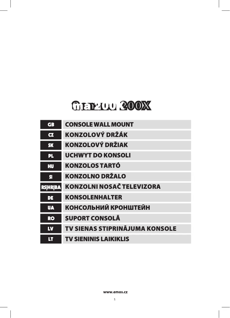 First page image of the manual for KT3123