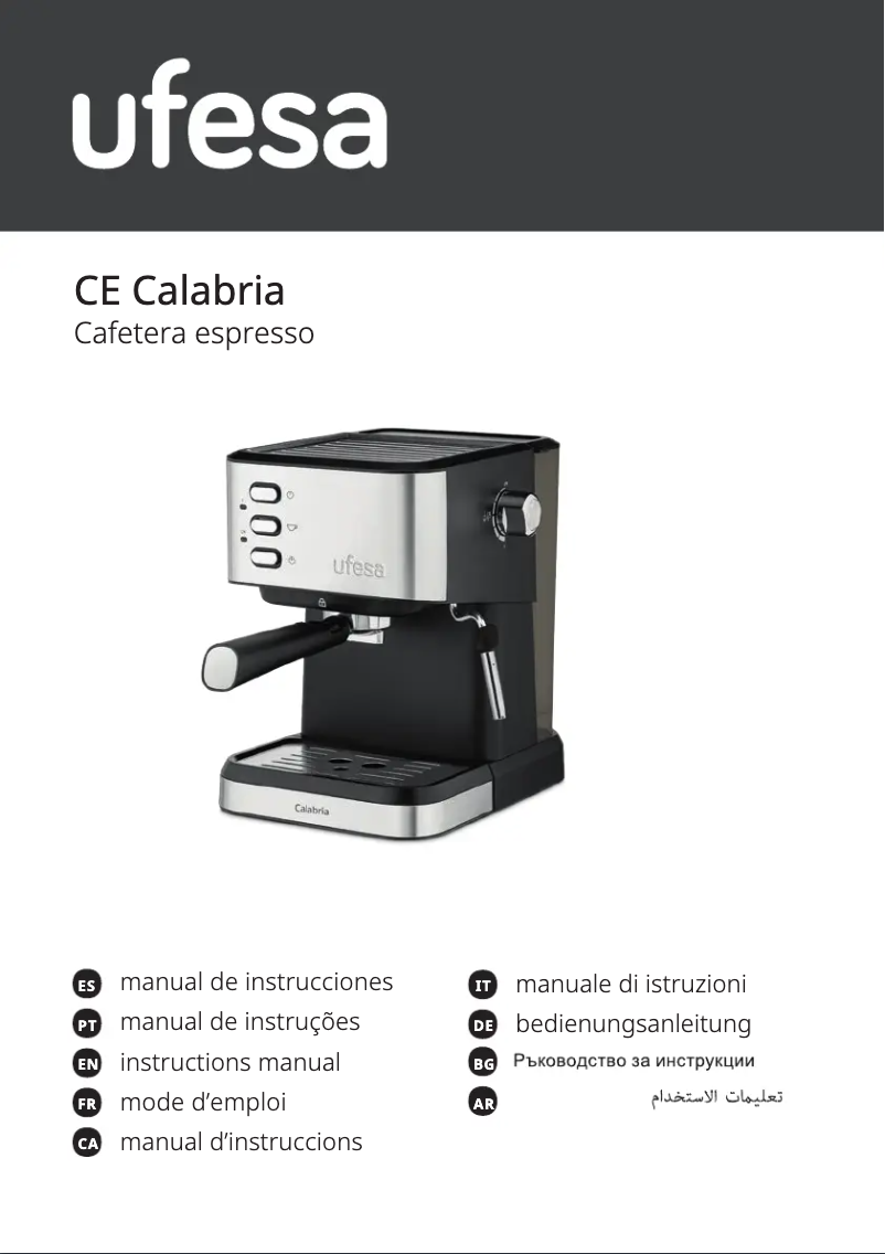 First page image of the manual for CE7240