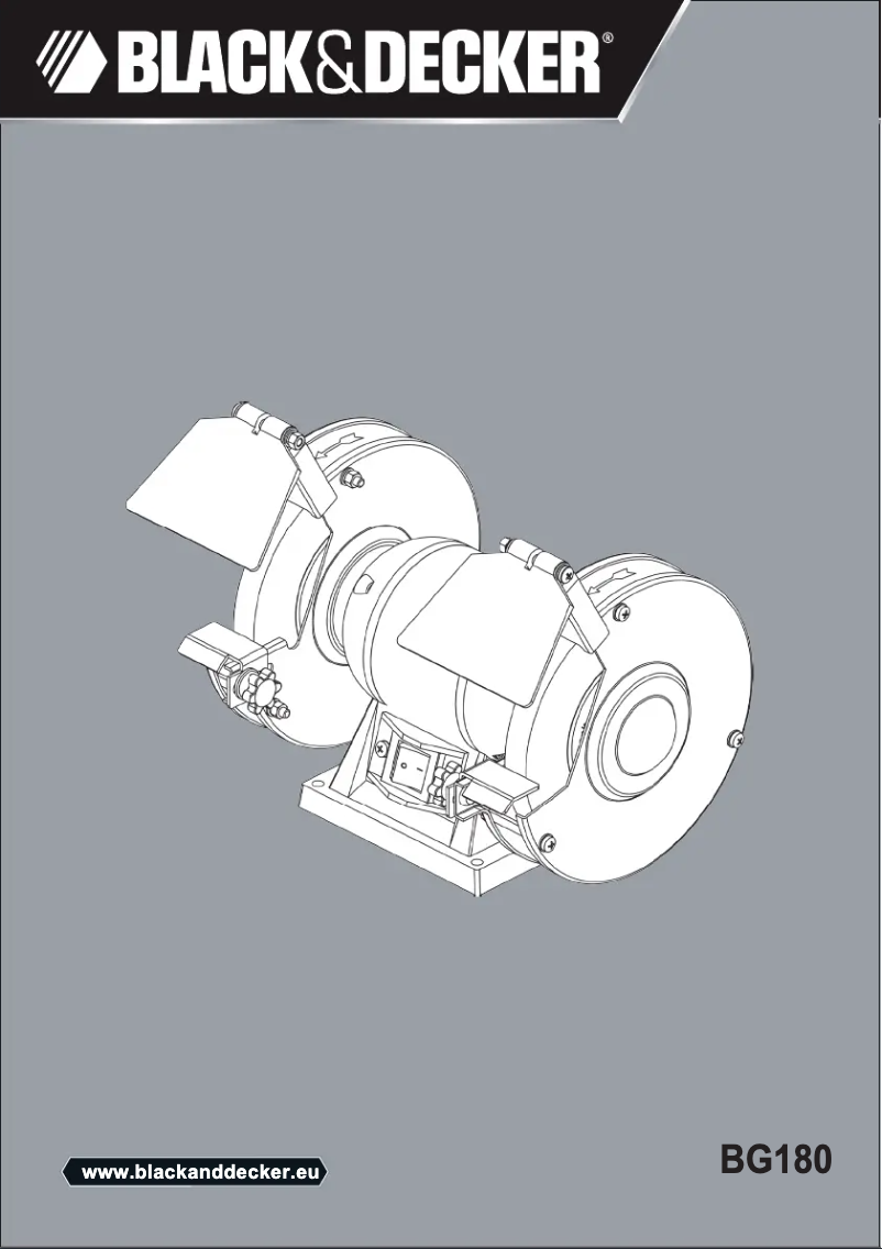 First page image of the manual for BG180