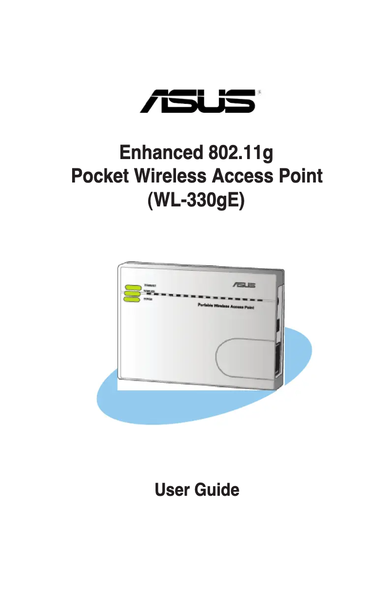 Page 1 of the manual User Manual Asus WL-330gE