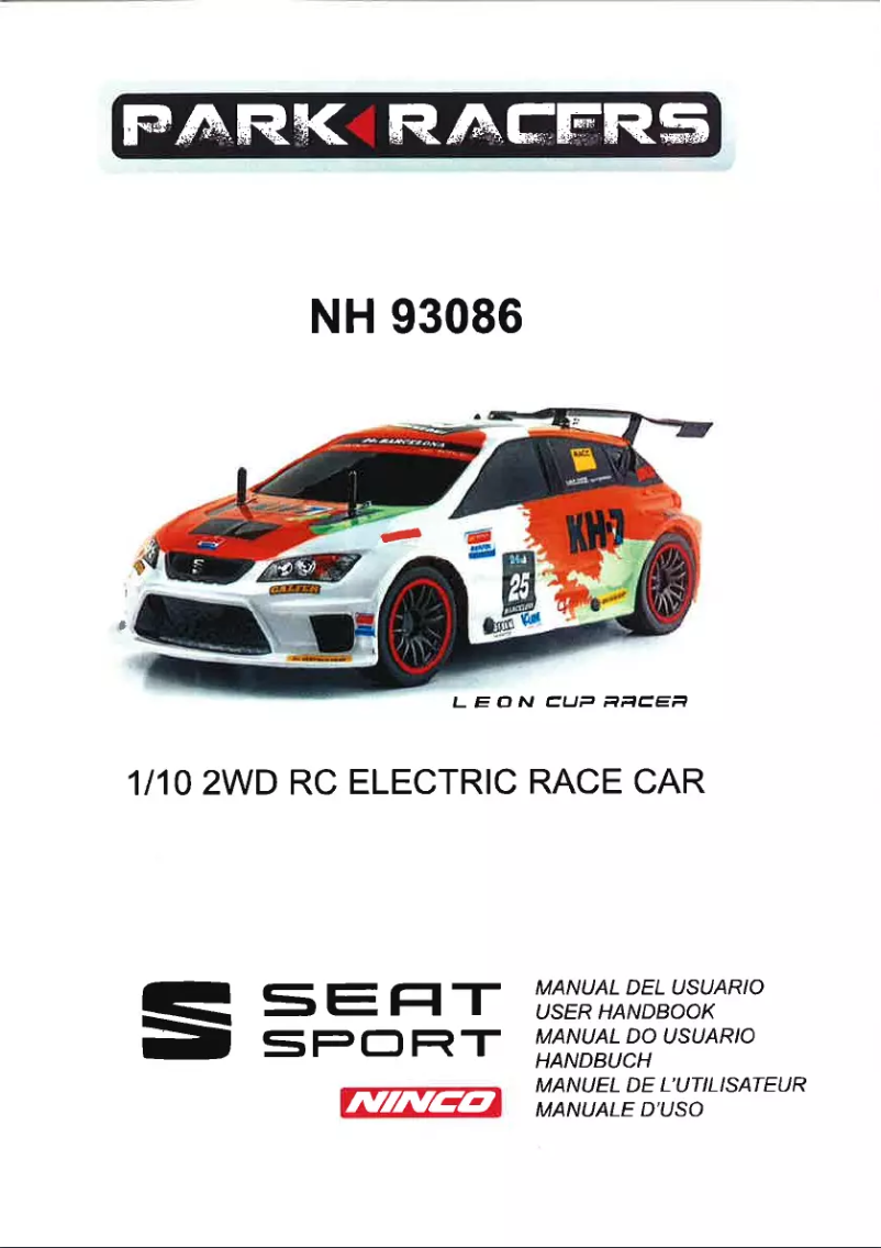 First page image of the manual for Seat Leon Cup KH7