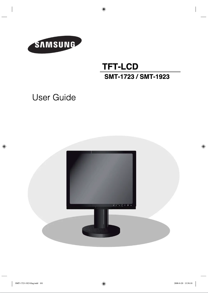 First page image of the manual for SMT-1923