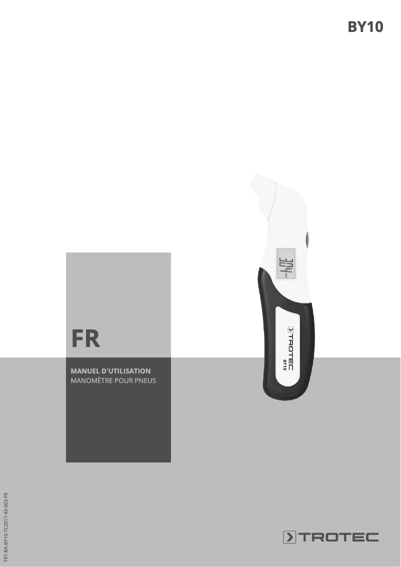 First page image of the manual for BY10