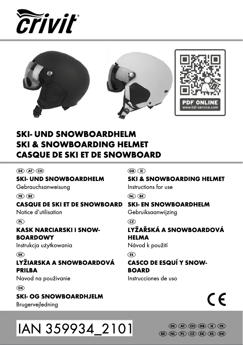 Page 1 of the manual User Manual Crivit IAN 367478