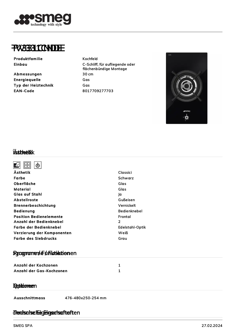 First page image of the manual for PV331CNDE