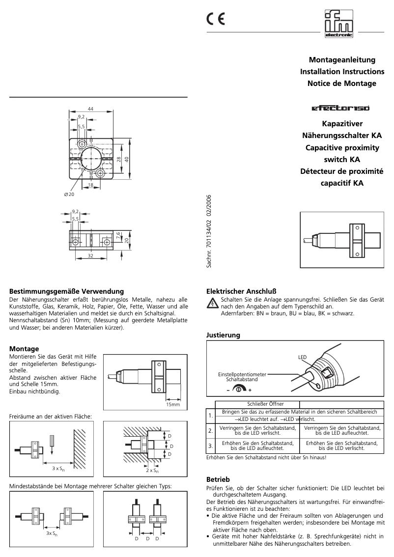 First page image of the manual for KA5006