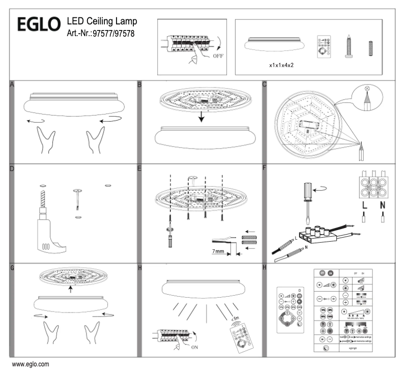 First page image of the manual for 97577