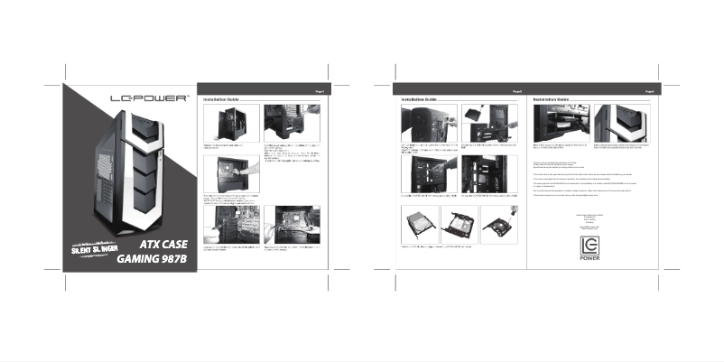 Page 1 of the manual User Manual LC-Power Gaming 987B