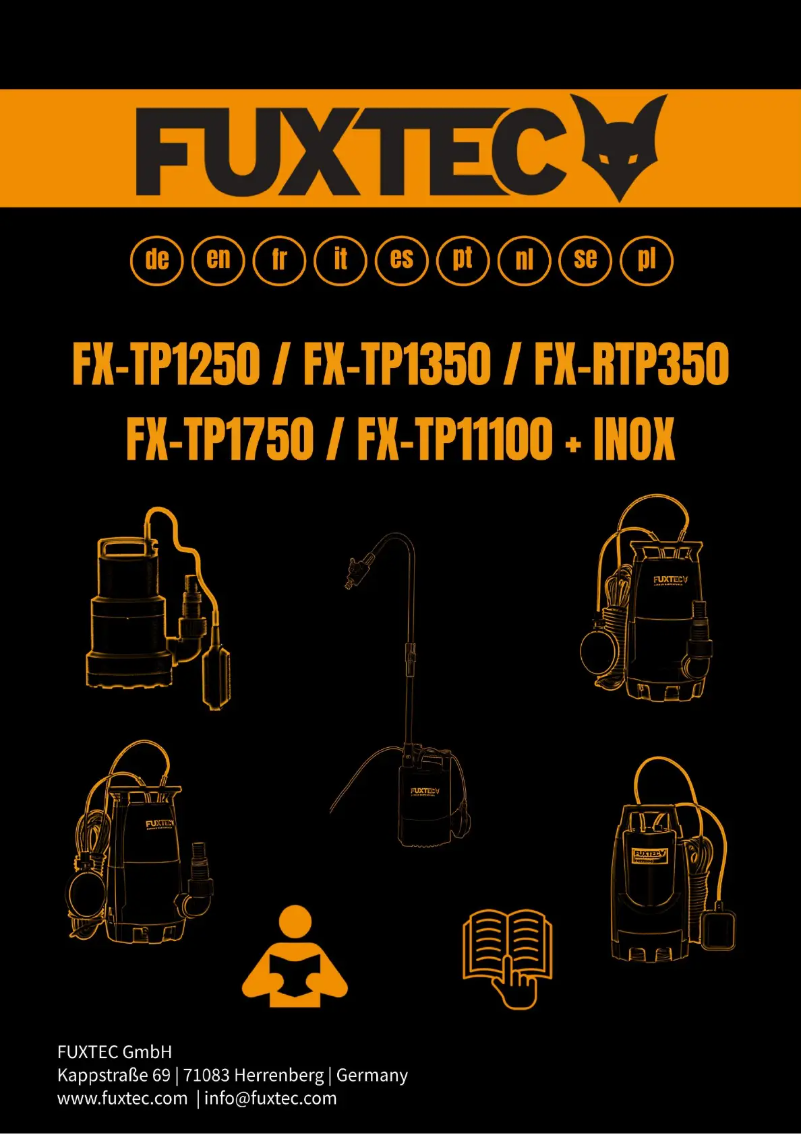 Page 1 of the manual User Manual Fuxtec FX-TP1750