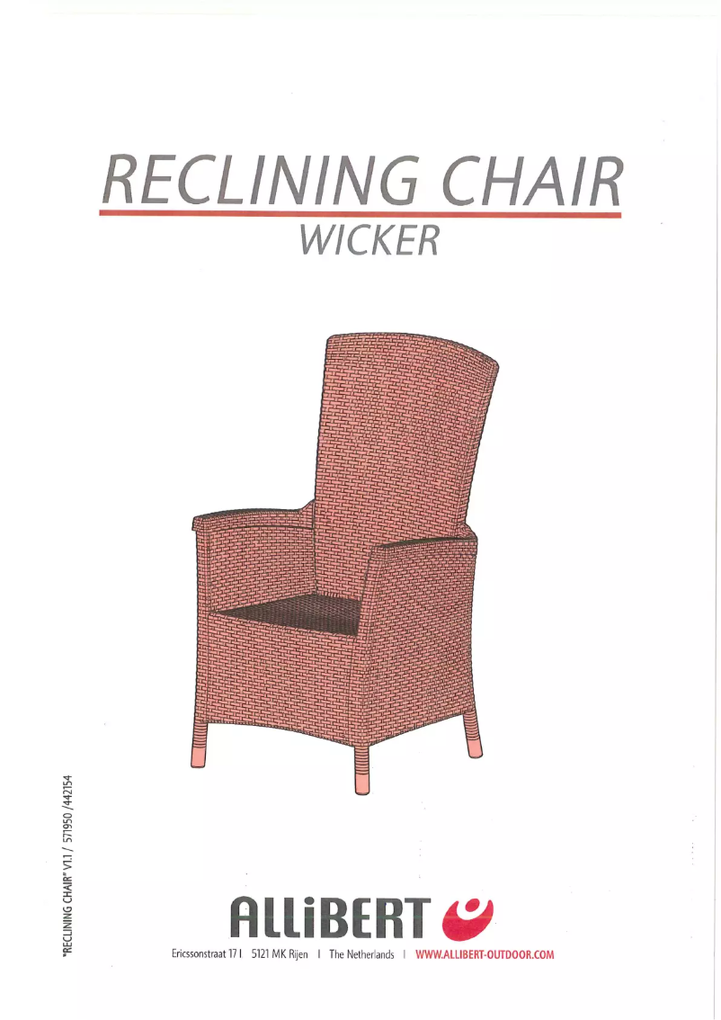 Page 1 de la notice Manuel utilisateur Allibert Vermont