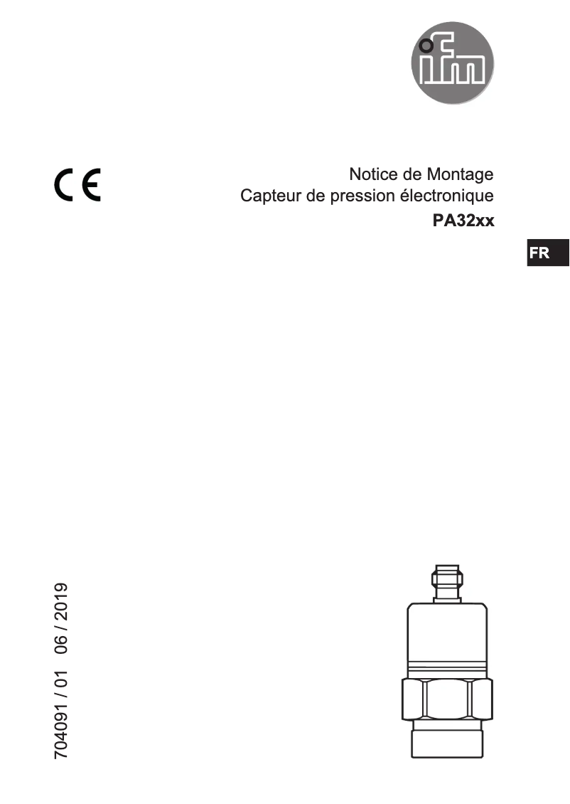 First page image of the manual for PA3223