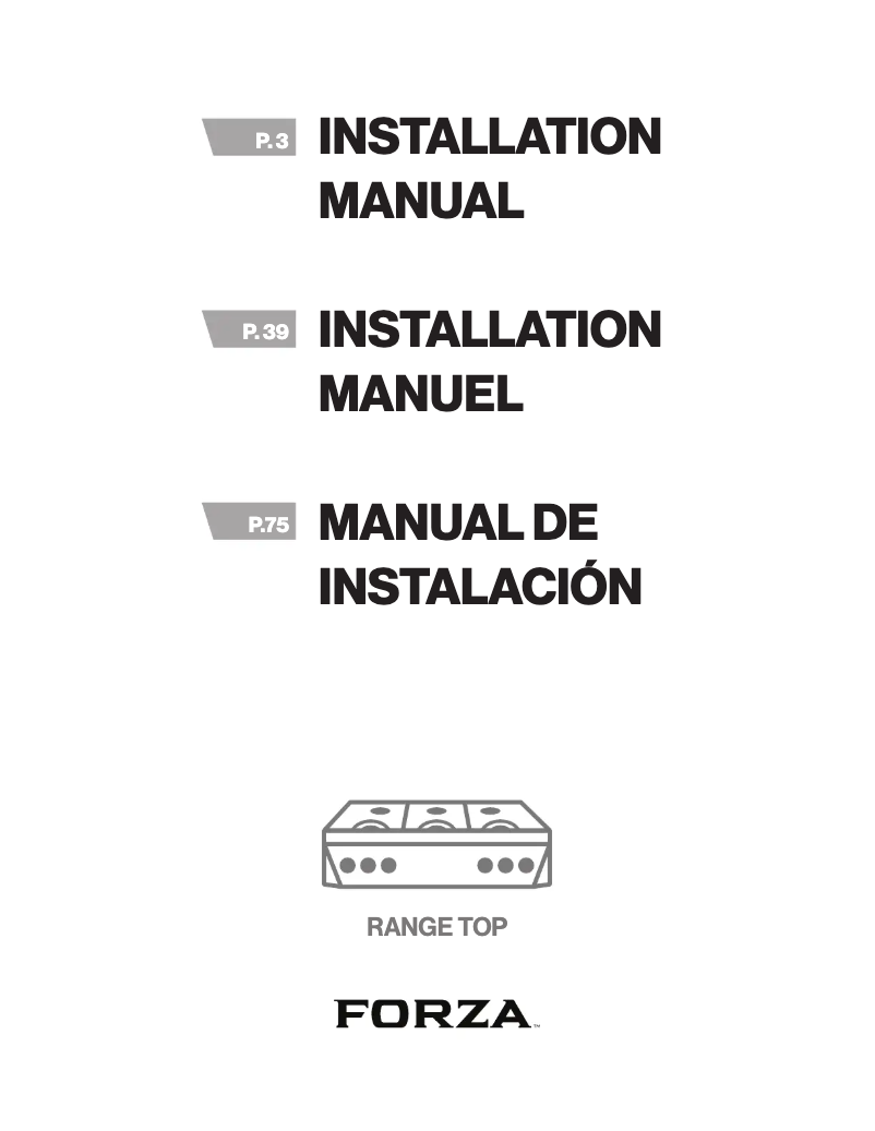 Page 1 of the manual User Manual Forza FRT366GN
