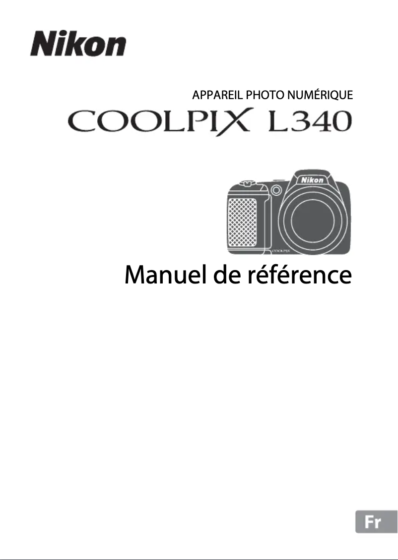 Page 1 of the manual User Manual Nikon COOLPIX L340