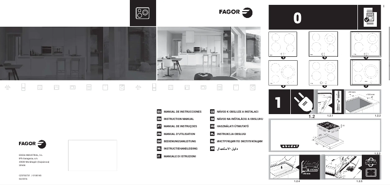 First page image of the manual for FPV3340S