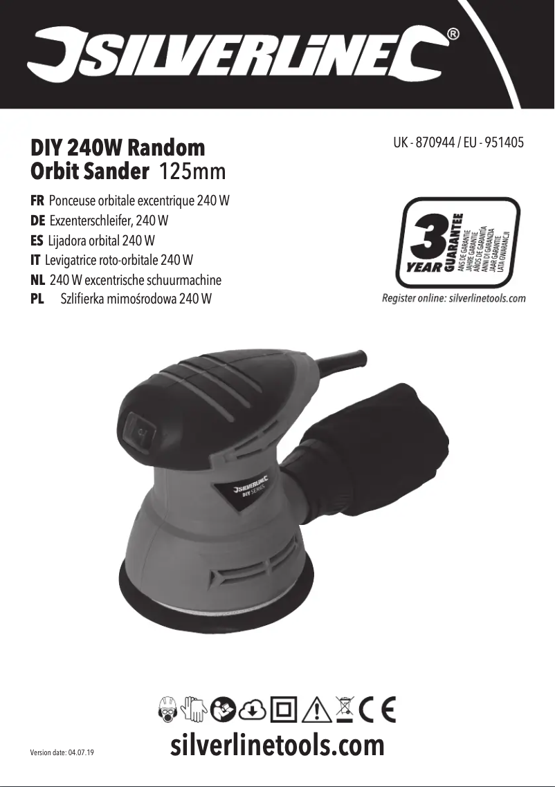 Image de la première page du manuel de l'appareil 870944