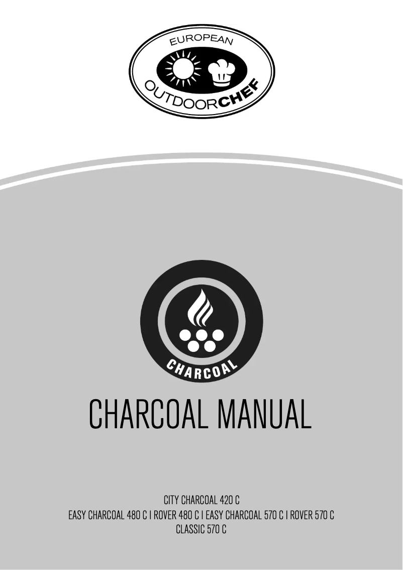 Page 1 de la notice Manuel utilisateur Outdoorchef Classic Charcoal 570