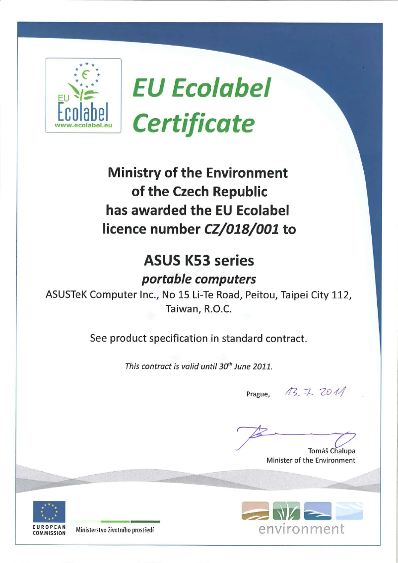 First page image of the manual for K53E-SX756D