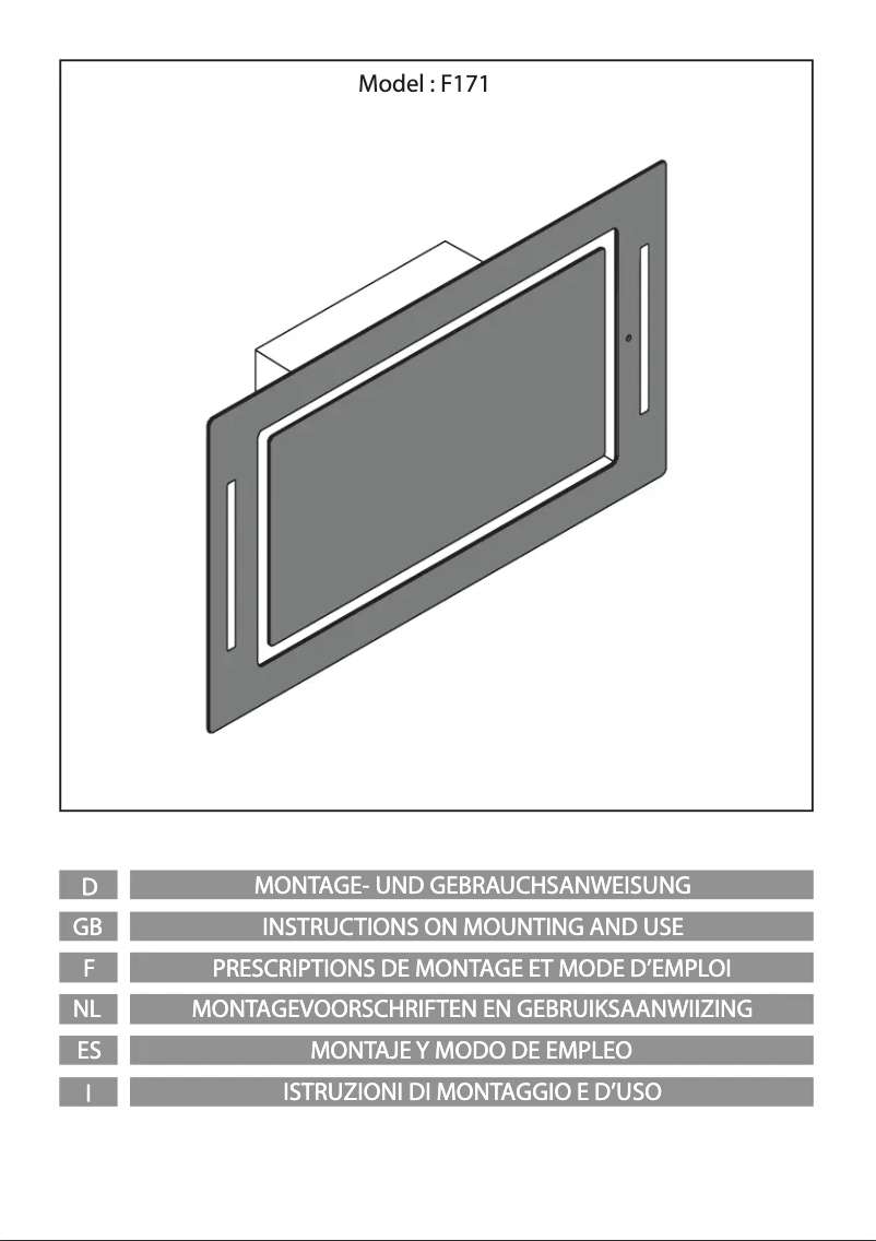 Page 1 of the manual User Manual Airforce F171
