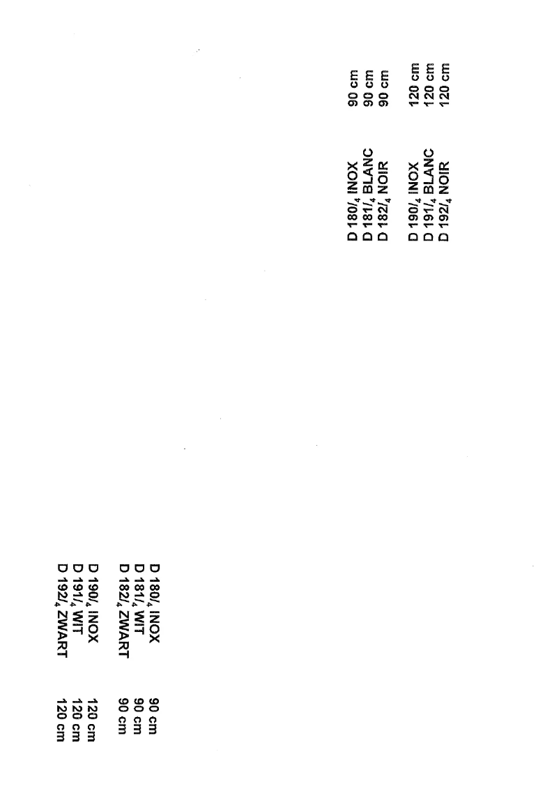 Page 1 of the manual User Manual Itho D 192/4