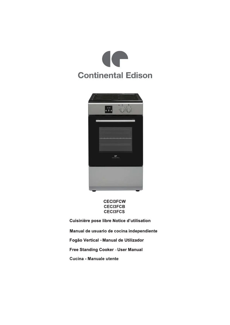 First page image of the manual for CECI3FCB