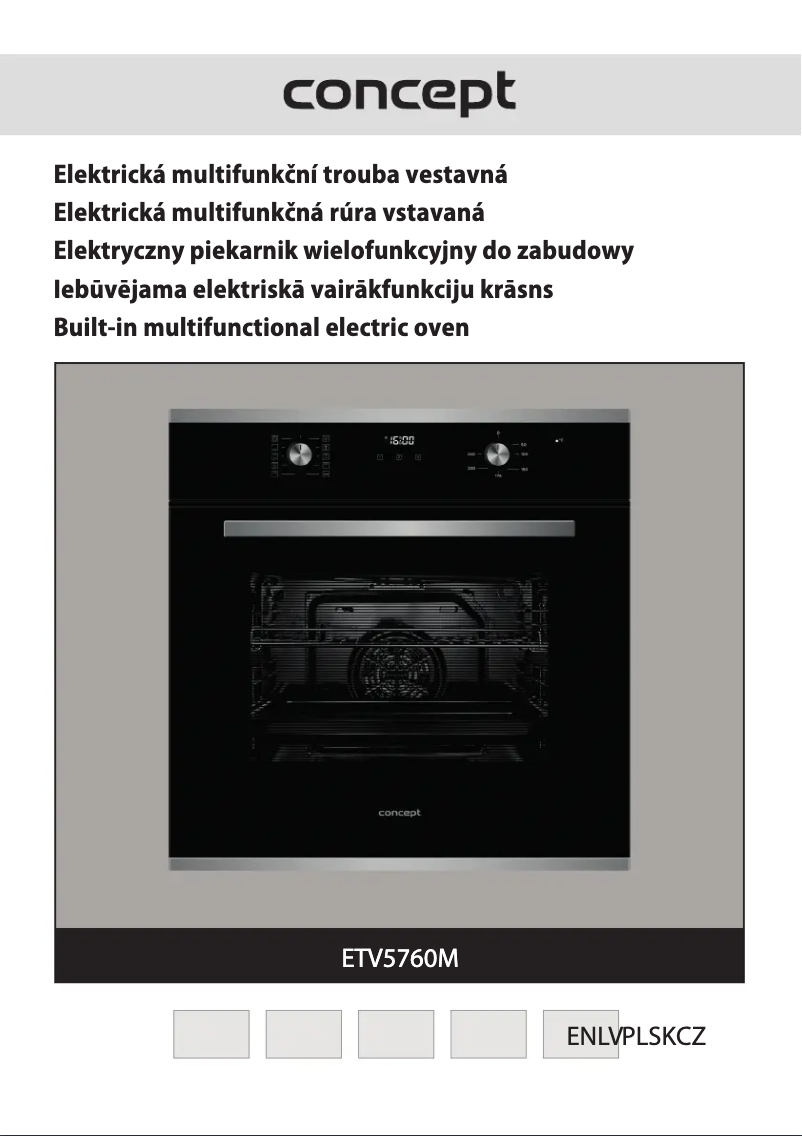 Page 1 of the manual User Manual Concept ETV5760M