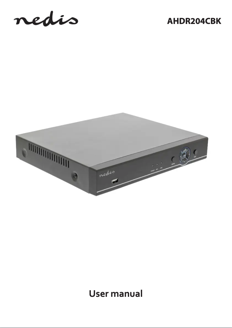 First page image of the manual for AHDR204CBK