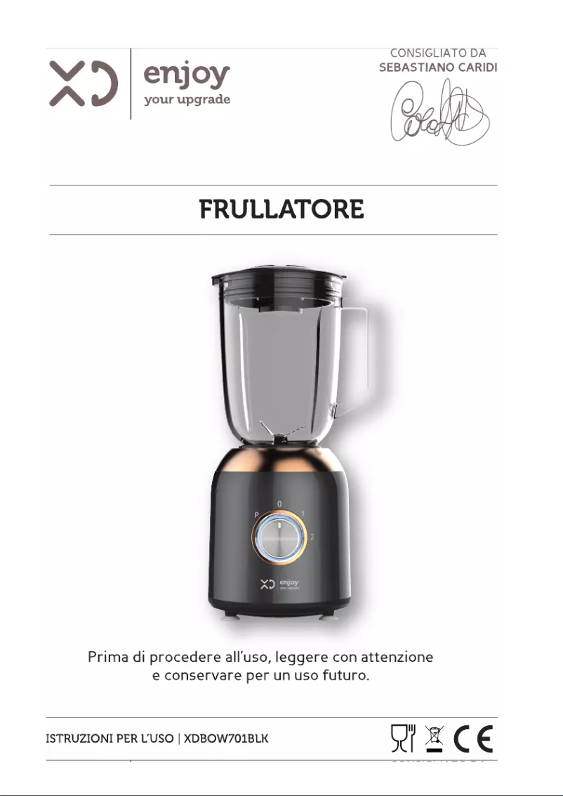 First page image of the manual for BOW701BLK