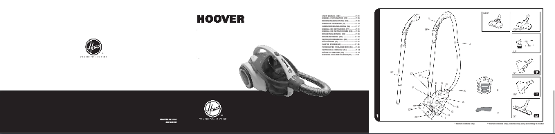 Page 1 of the manual User Manual Hoover SprintEVO SE60