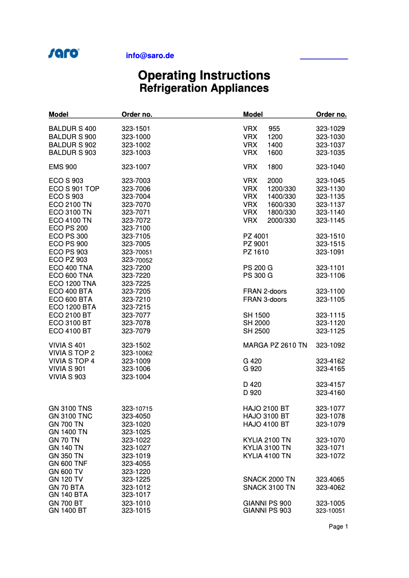 Image de la première page du manuel de l'appareil GN 350