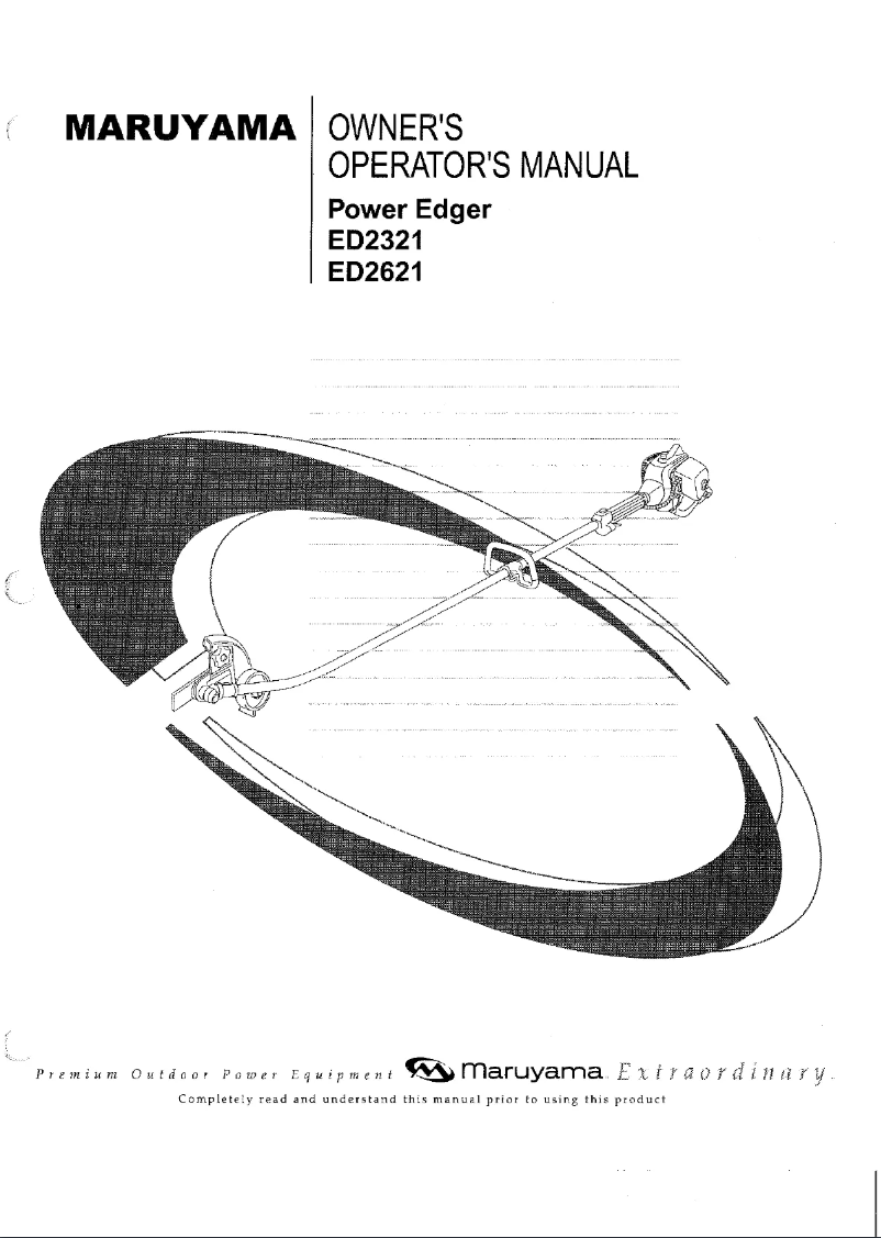 Page 1 of the manual User Manual Maruyama ED2321