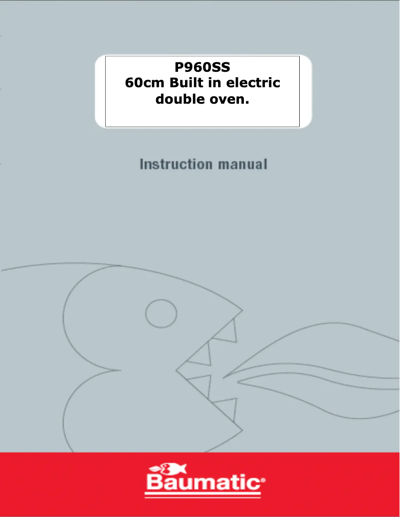 First page image of the manual for P960SS