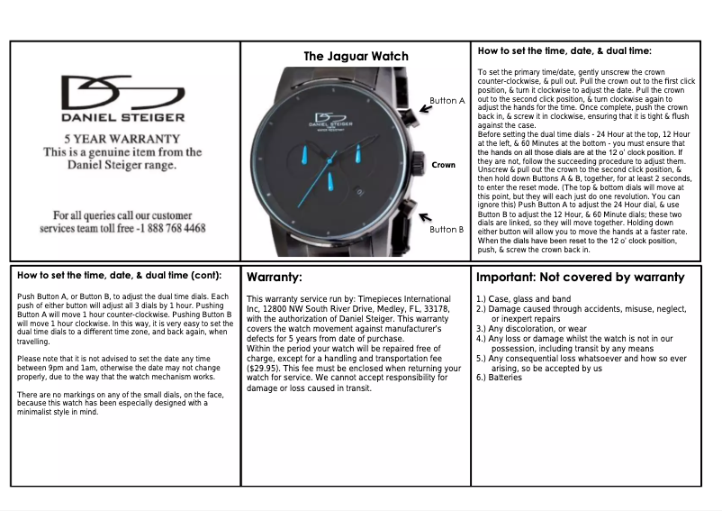 First page image of the manual for Jaguar