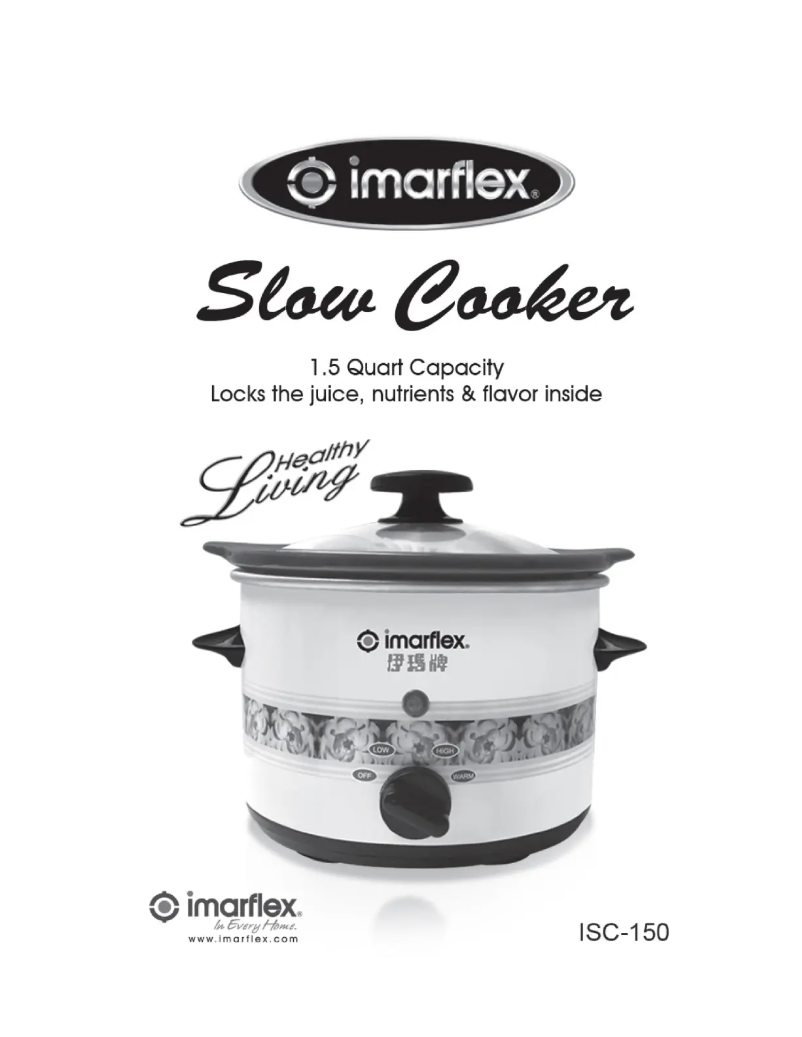 Page 1 of the manual User Manual Imarflex ISC-150