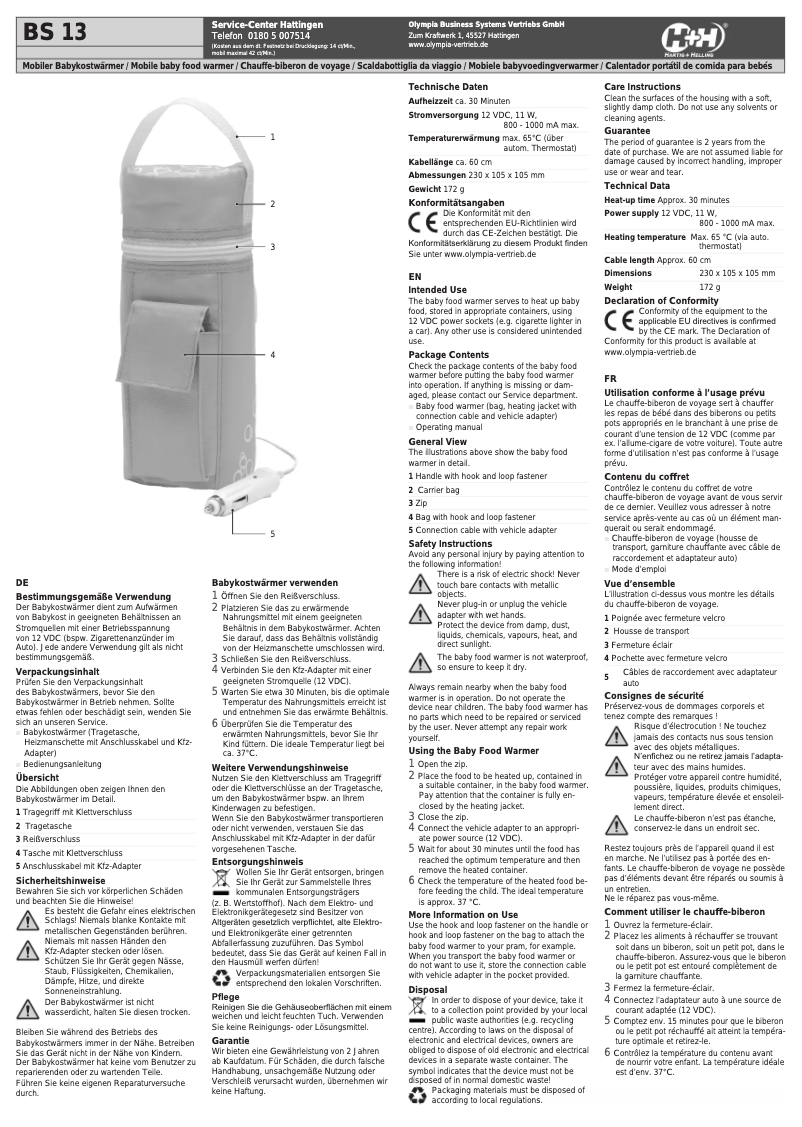 First page image of the manual for 86674