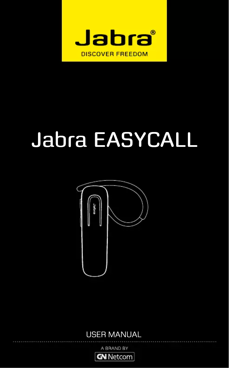 Page 1 de la notice Manuel utilisateur Jabra EasyCall