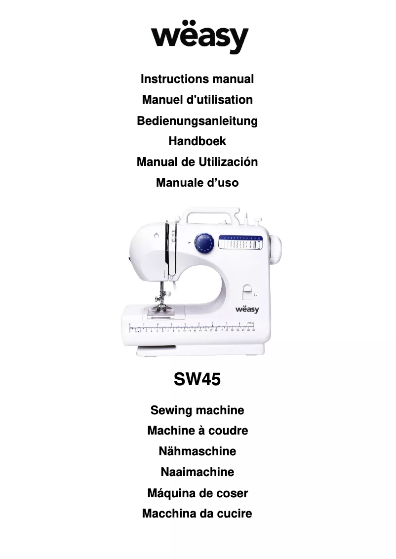 Page 1 of the manual User Manual Wëasy SW45