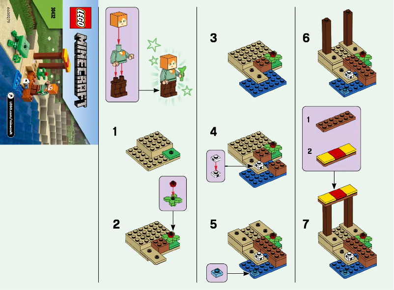 First page image of the manual for Minecraft 30432