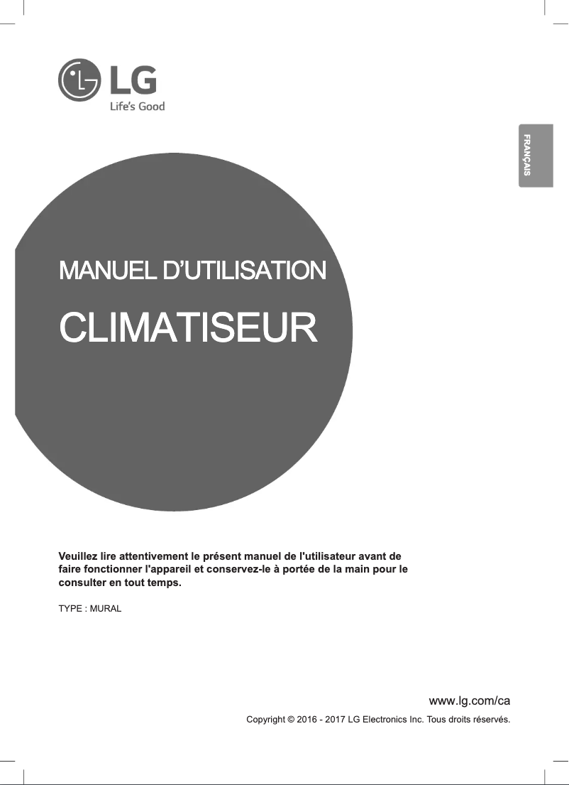 First page image of the manual for LSN300HLV