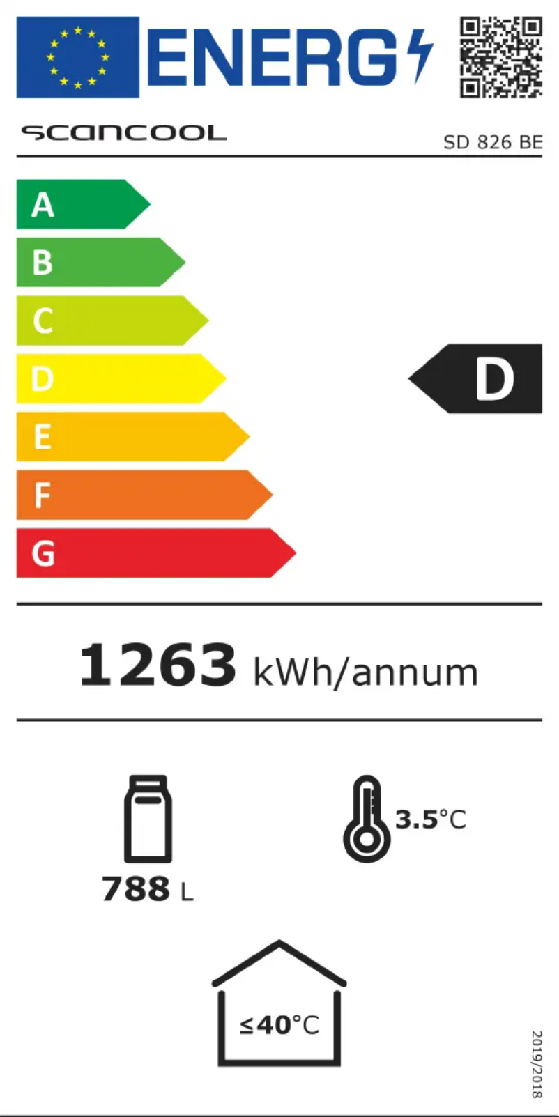 First page image of the manual for SD 826 BE